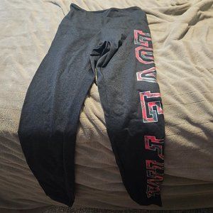 NWT VS PINK HIGH WAIST COTTON FULL LENGTH PLAID LEGGINGS XS